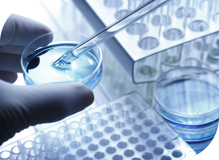 próbówki z&nbsp;roztworami