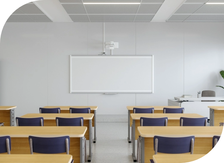 pusta sala wykładowa