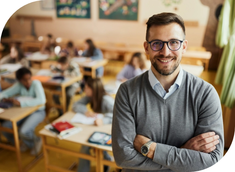 nauczyciel w&nbsp;klasie